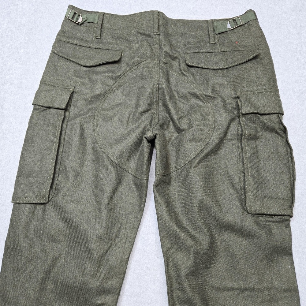 Apolis Pants Mens 34x32 Green Cargo Tweed Global Citizen Drawstring‎ Pockets - Picture 11 of 15